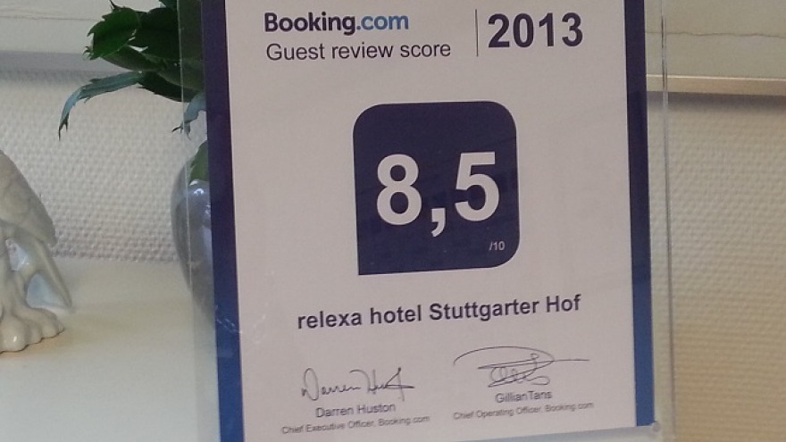 bookings.com - award 2013 für das relexa hotel berlin bookings.com - award 2013 für das relexa hotel berlin